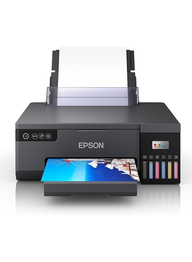 EcoTank L8050 6 Colour A4 Photo Printer WiFi Connected, With Smart App Connectivity Black