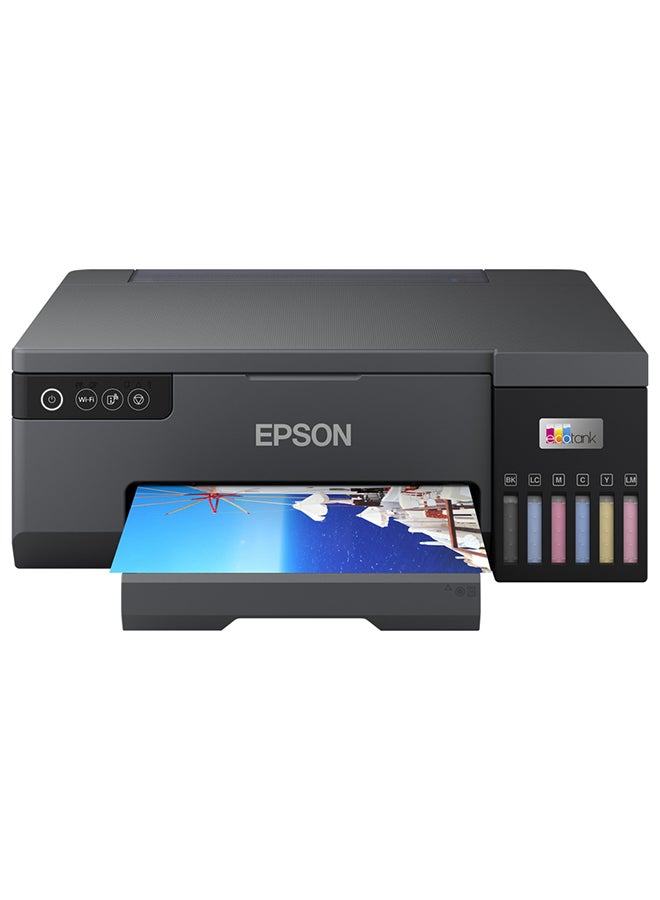 EcoTank L8050 6 Colour A4 Photo Printer WiFi Connected, With Smart App Connectivity Black