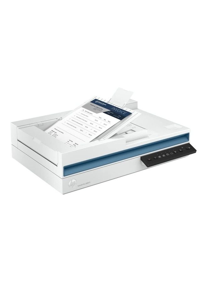 ScanJet Pro 2600 f1 Fast 2 Sided Scanning And Auto Document Feeder White