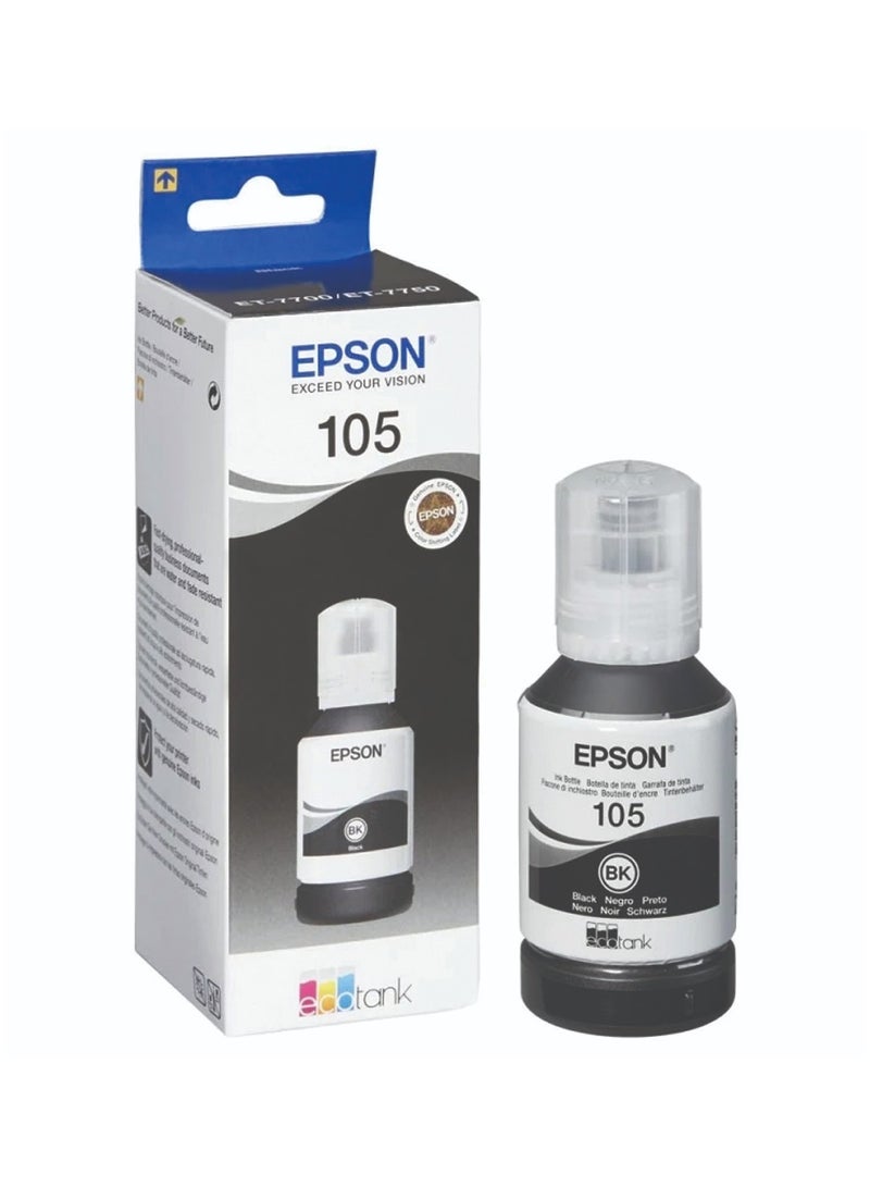 EP64309 2.36 x 7.09 Inches 105 Ecotank Ink Bottle, For Printer Refill Black