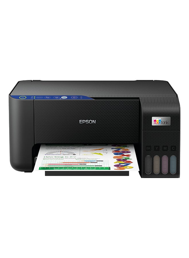 EcoTank L3252 Home ink tank printer A4, colour, 3-in-1 printer with WiFi and SmartPanel App connectivity Black