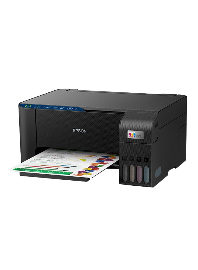 EcoTank L3252 Home ink tank printer A4, colour, 3-in-1 printer with WiFi and SmartPanel App connectivity Black