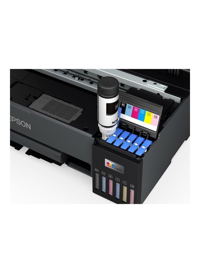 EcoTank L18050 A3+, 6-Colour Dye Ink Photo Printer For Cost-Effective, Quality Printing (Prints up to 2,100 high-quality photos) Black