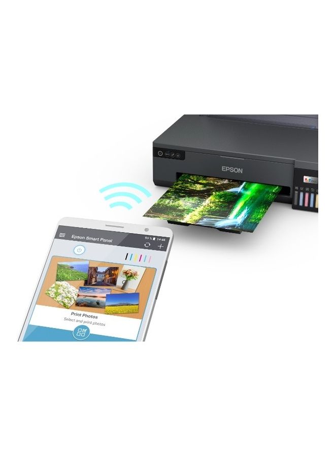 EcoTank L18050 A3+, 6-Colour Dye Ink Photo Printer For Cost-Effective, Quality Printing (Prints up to 2,100 high-quality photos) Black