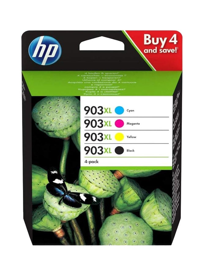 3HZ51AE 903XL High Yield Original Ink Cartridges Multipack Black/Cyan/Magenta/Yellow