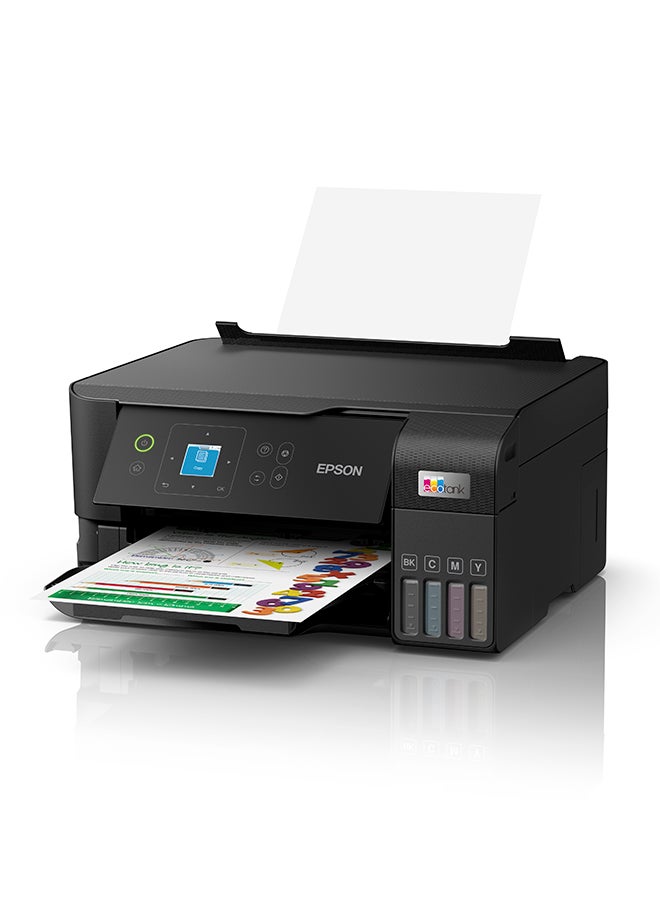 EcoTank L3560 Home Ink Tank Printer, High-speed A4 colour 3-in-1 printer with Wi-Fi Direct, Photo Printer, with Smart App connectivity Black