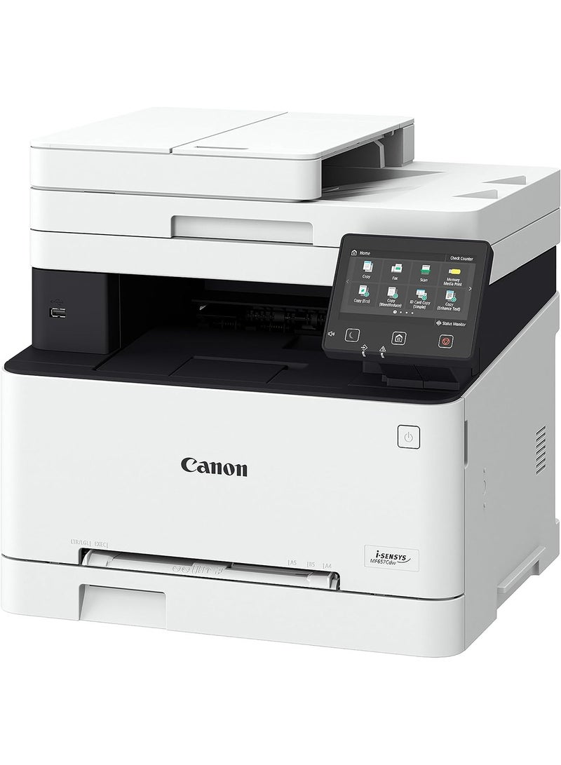 i-SENSYS MF657Cdw 4-in-1 (Print, Copy, Scan, Fax) Multifunction Colour Wi-Fi Printer White/Black