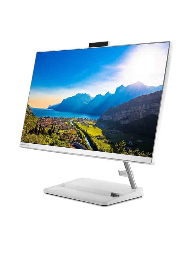IdeaCentre AIO 3 24ITL6 Laptop With 23.8-Inch Touch Screen FHD Display, Core i5 Processor/8GB RAM/512GB SSD/Windows/Integrated Graphic Card English/Arabic White