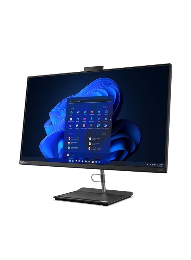 ThinkCentre Neo 30a AIO With 27-Inch Display, Core i7-1260P Processor/16GB RAM/512GB SSD/Intel XE Graphics/Windows 11 Pro English Raven Black