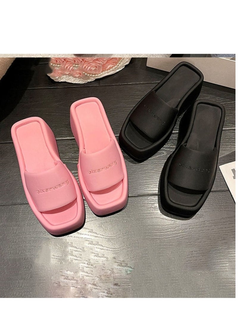 Ladies Design Comfortable Thick Soled Sandals