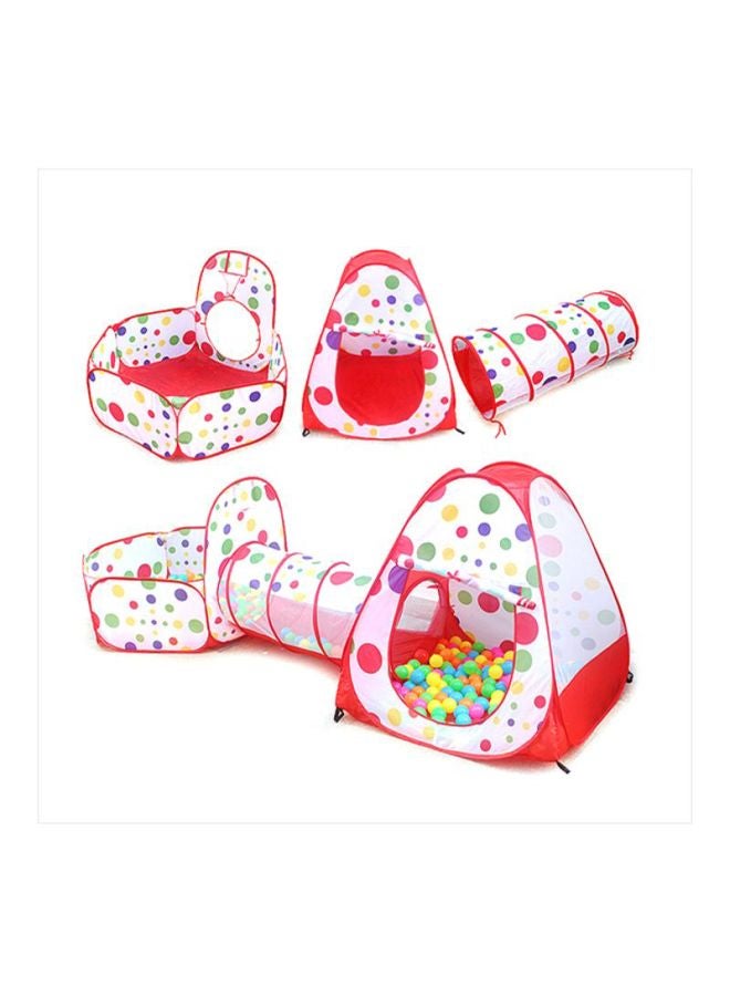 3-Piece Foldable Pool-Tube-Teepee Play Tent Set