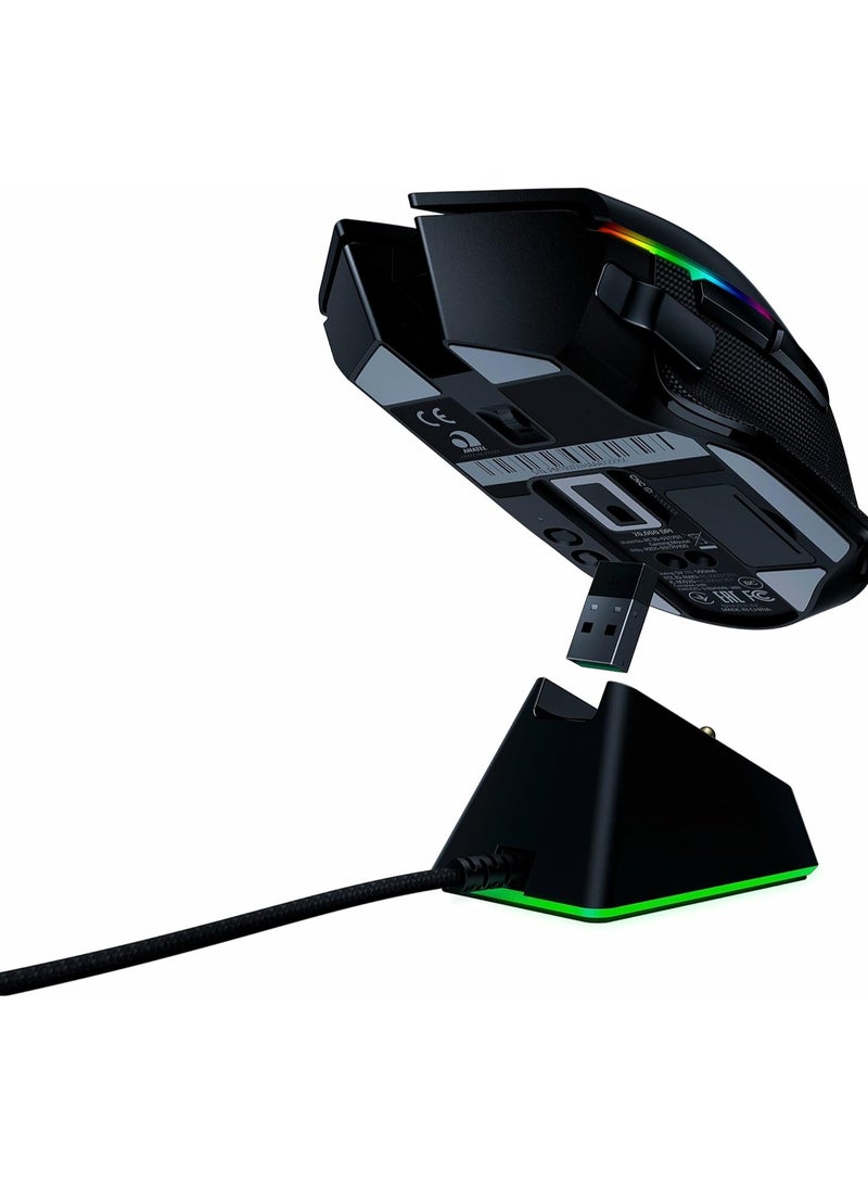 Ultimate HyperSpeed Wireless Gaming Mouse Charging Dock 20K DPI Optical Sensor