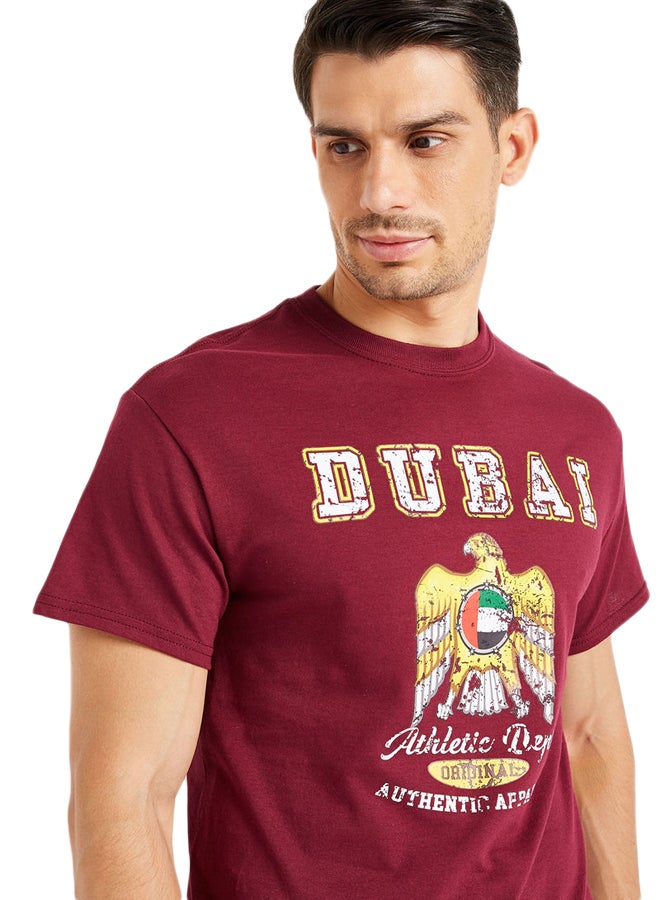 Graphic T-Shirt Maroon