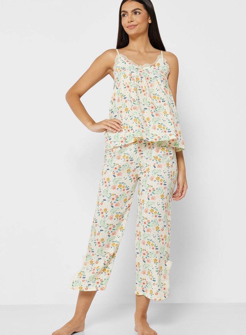 All Over Print Pyjama Set