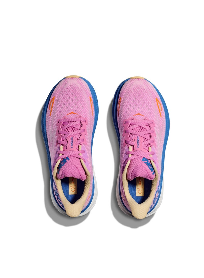 Hoka Outdoor Running Sneakers Pink/Blue/Purple