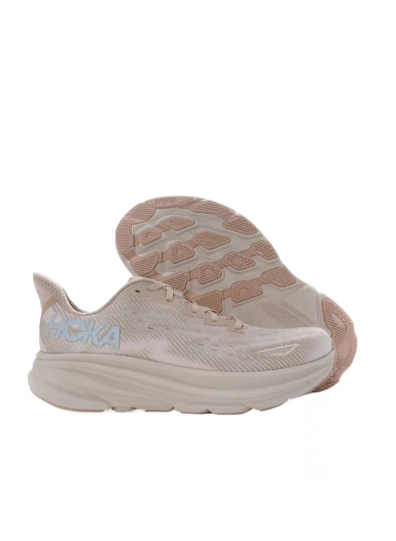 HOKA Outdoor Running Sneakers Beige/Cream