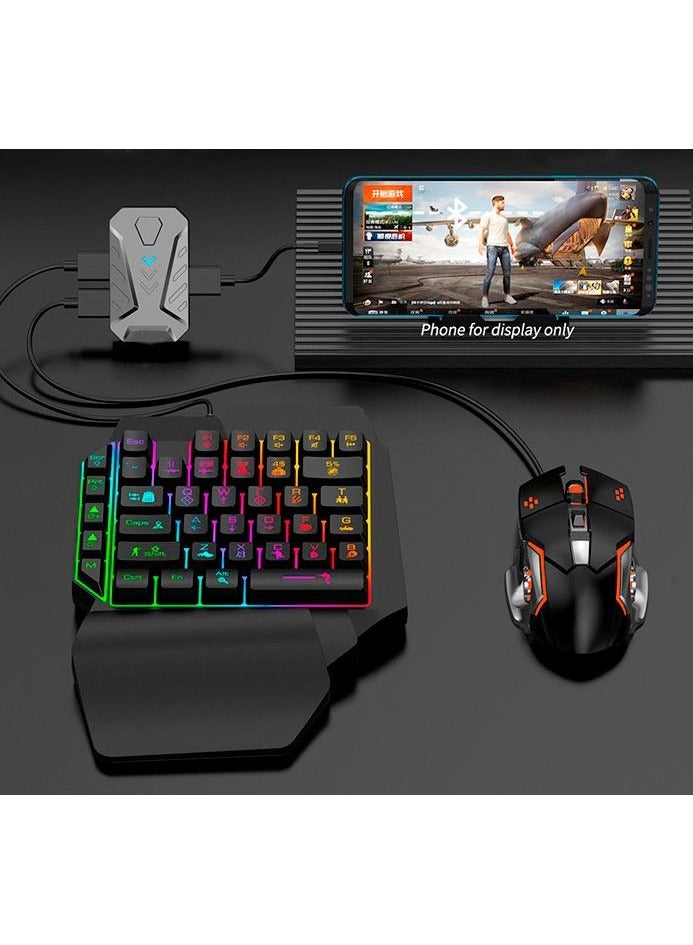 Best 4 in 1 Mobile Gaming Combo Pack Including Keyboard And Mouse for Android