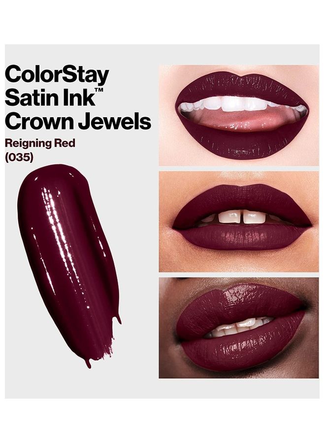 ColorStay Satin Ink Liquid Lipstick 35 Reigning Red