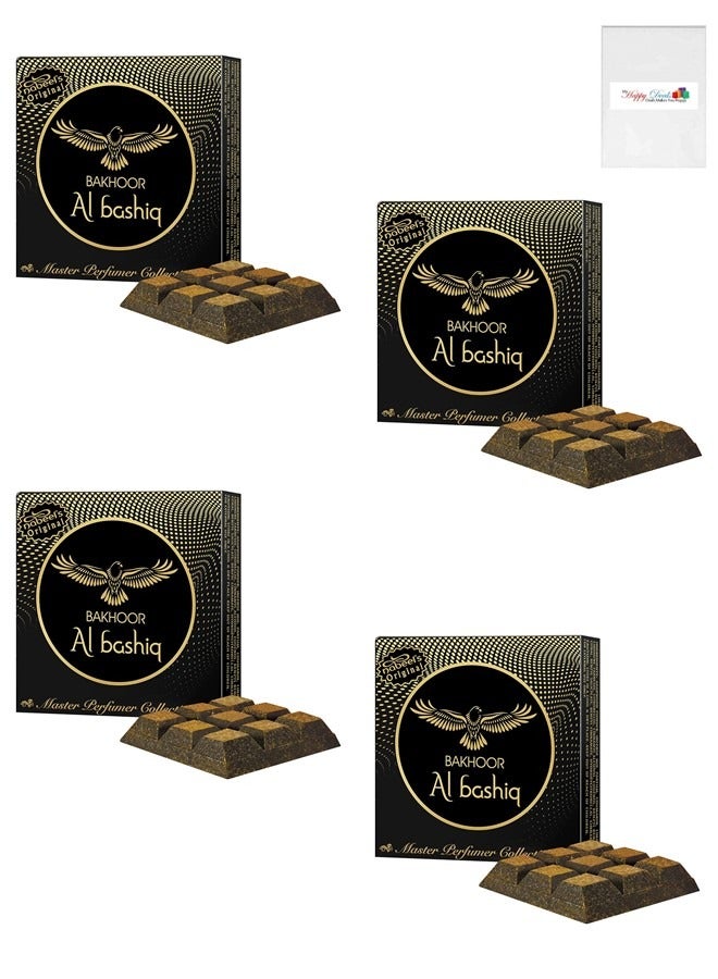 4Pcs Bakhoor Al Bashiq Incense 40GMS