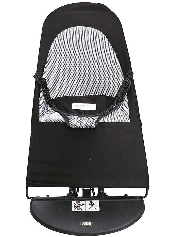 Baby Newborn Infant Bouncing Chair Rocking Seat Safety Bouncer Balance Black