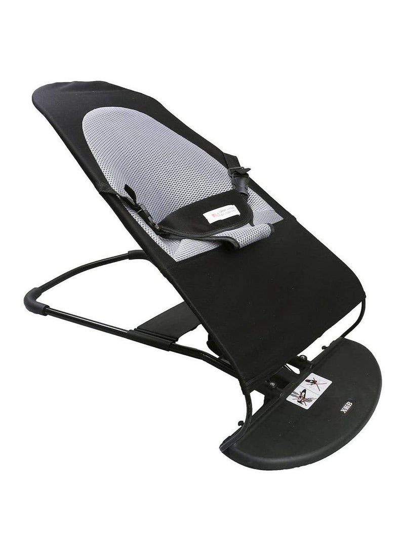 Baby Newborn Infant Bouncing Chair Rocking Seat Safety Bouncer Balance Black