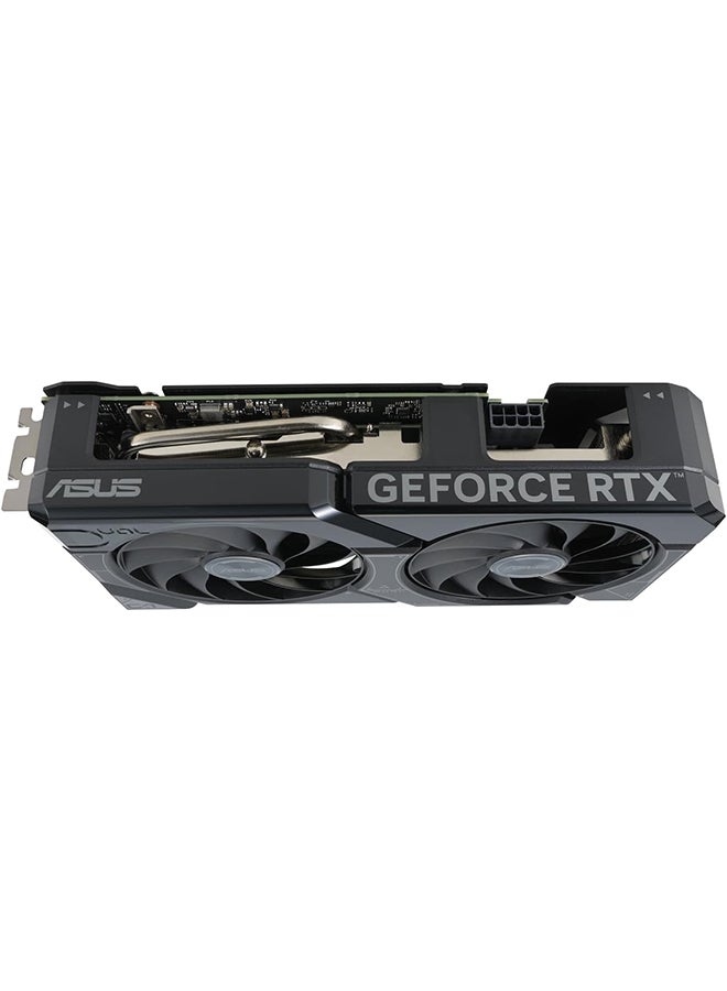 Dual GeForce RTX 4060 Ti EVO OC Edition Graphics Card, 8GB GDDR6 128-Bit Memory, 2565 MHz Boost Clock, 4352 CUDA Cores, 18 Gbps Memory Speed, PCI Express 4.0, 90YV0J49-M0NA00 Black