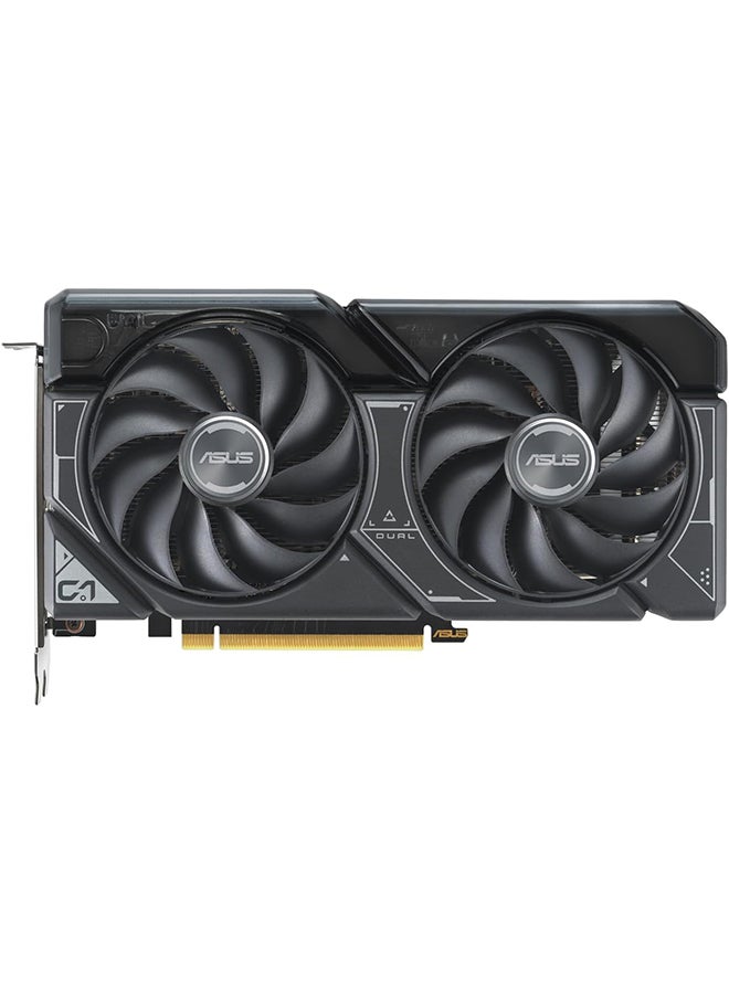 Dual GeForce RTX 4060 Ti EVO OC Edition Graphics Card, 8GB GDDR6 128-Bit Memory, 2565 MHz Boost Clock, 4352 CUDA Cores, 18 Gbps Memory Speed, PCI Express 4.0, 90YV0J49-M0NA00 Black