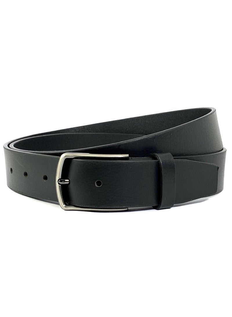 CLASSIC MILANO® Genuine Leather Belt Men in an elegant GIFT BOX; Classic Jean Belt; Belts for men Mens belt Leather; Pin Buckle 35MM