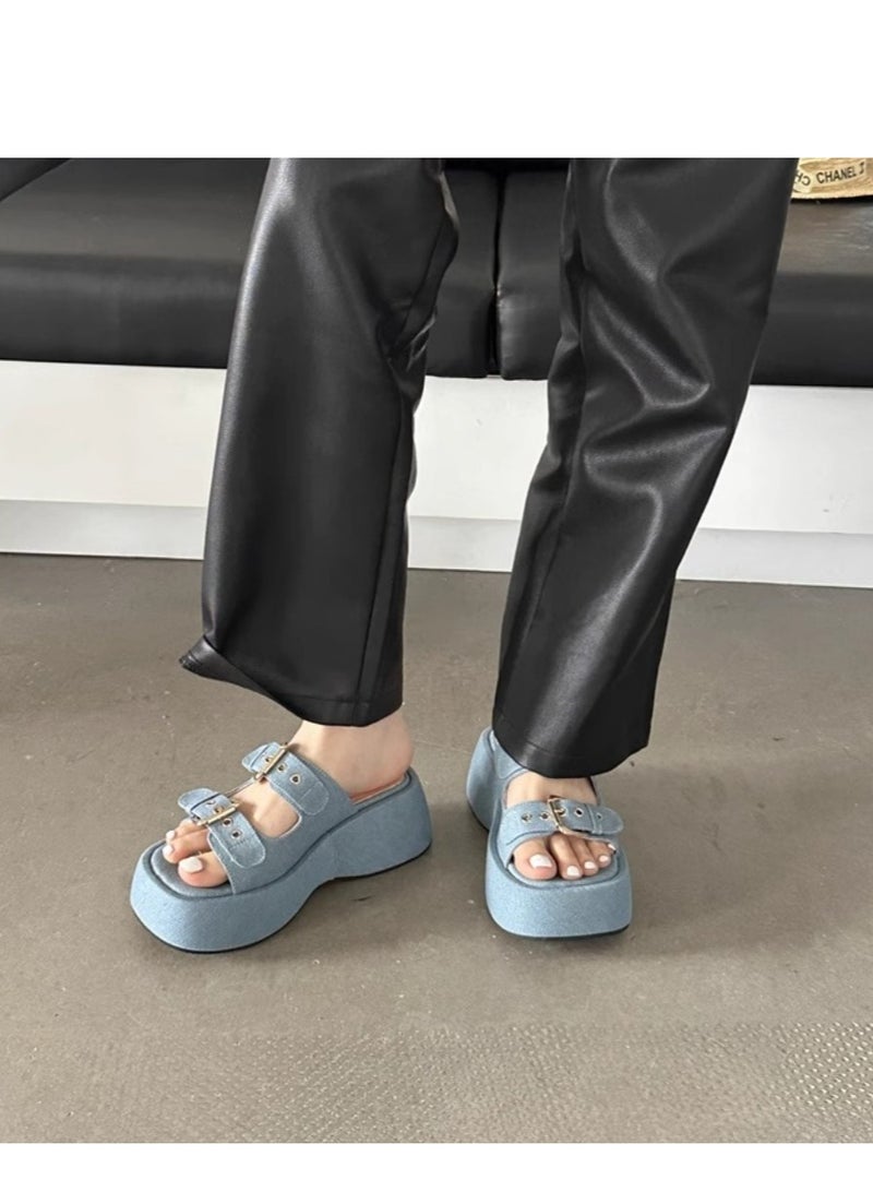 Women's Designer Style Comfortable Thick Soled Sandals