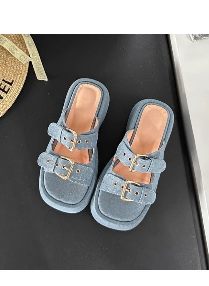 Women's Designer Style Comfortable Thick Soled Sandals