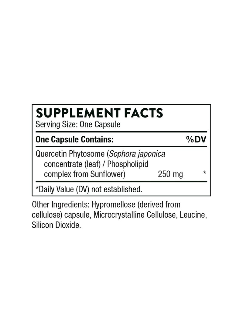 Quercetin Phytosome - 60 Capsules Dietary Supplement
