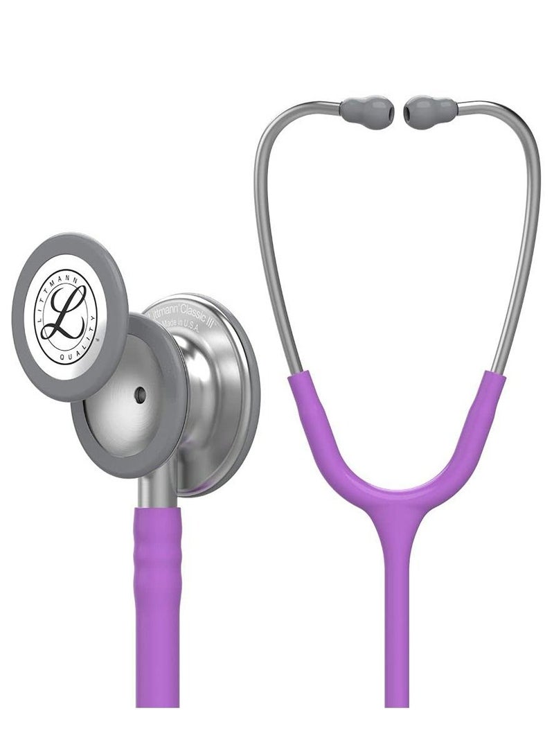 Classic III Monitoring Stethoscope, Lavender Tube, 27, inch, 5832