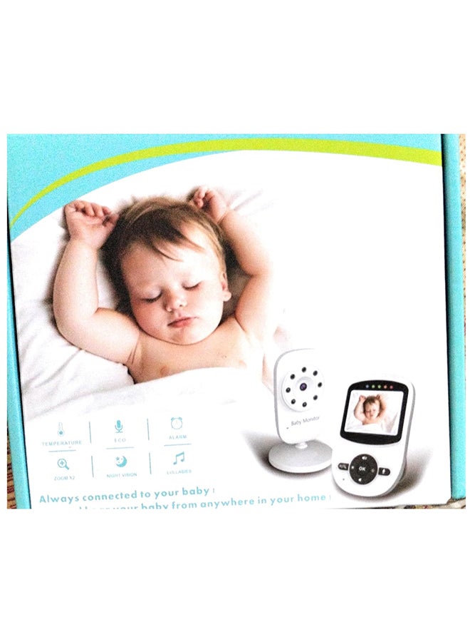 Baby Monitor, 2.4 Inch TFT LCD screen, Night Vision, Temperature Sensor, 2-Way Talk