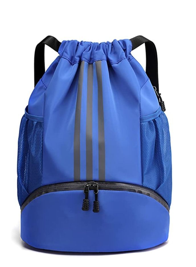 Drawstring Backpack Bag Gym Sack String Men Women Basketball Bundle Pocket Student School Football Storage Large Capacity Fitness S/L