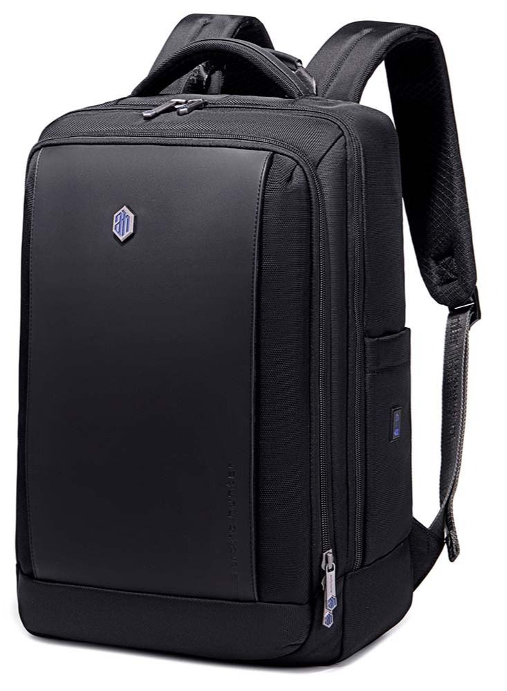 Extra Large Travel Backpack, Business Durable Backpack with Laptop Compartment, Water Resistant College School Computer Bag for Men Fits 17 Inch Notebook, Black