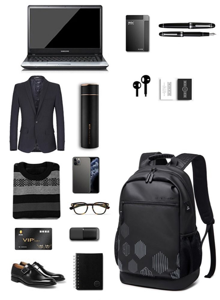 Lightweight Casual School Bag, Water Resistant College Book Bag Laptop Backpack