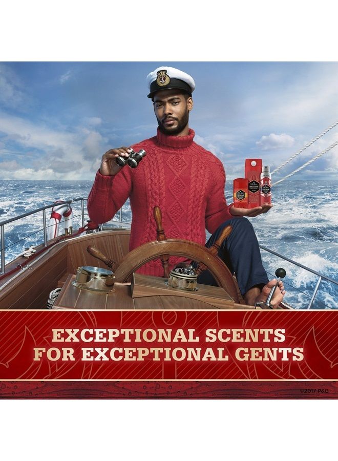 Antiperspirant Deodorant for Men Captain Scent Red Collection 2.6 Ounce (Pack of 12)
