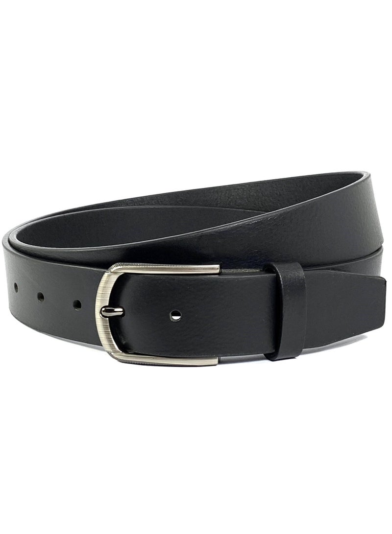 CLASSIC MILANO® Genuine Leather Belt Men in an elegant GIFT BOX; Classic Jean Belt; Belts for men Mens belt Leather; Pin Buckle 35MM