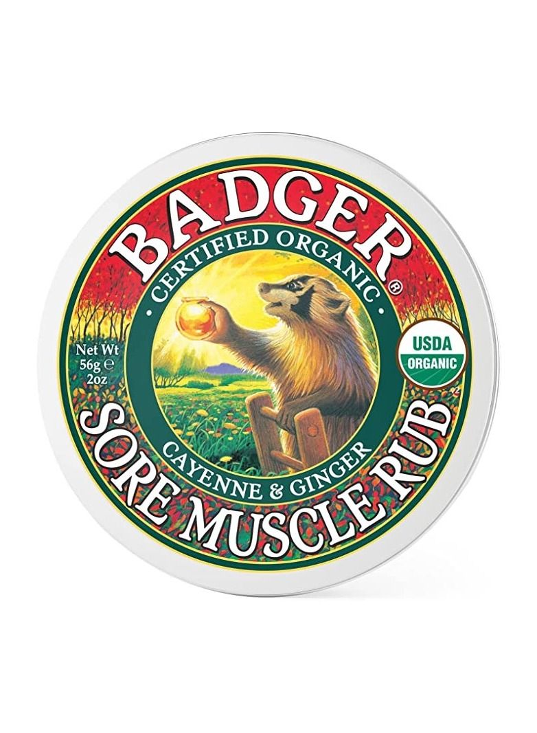 Badger Company, Sore Muscle Fat, Cayenne Pepper & Ginger, 75 oz (21 g)