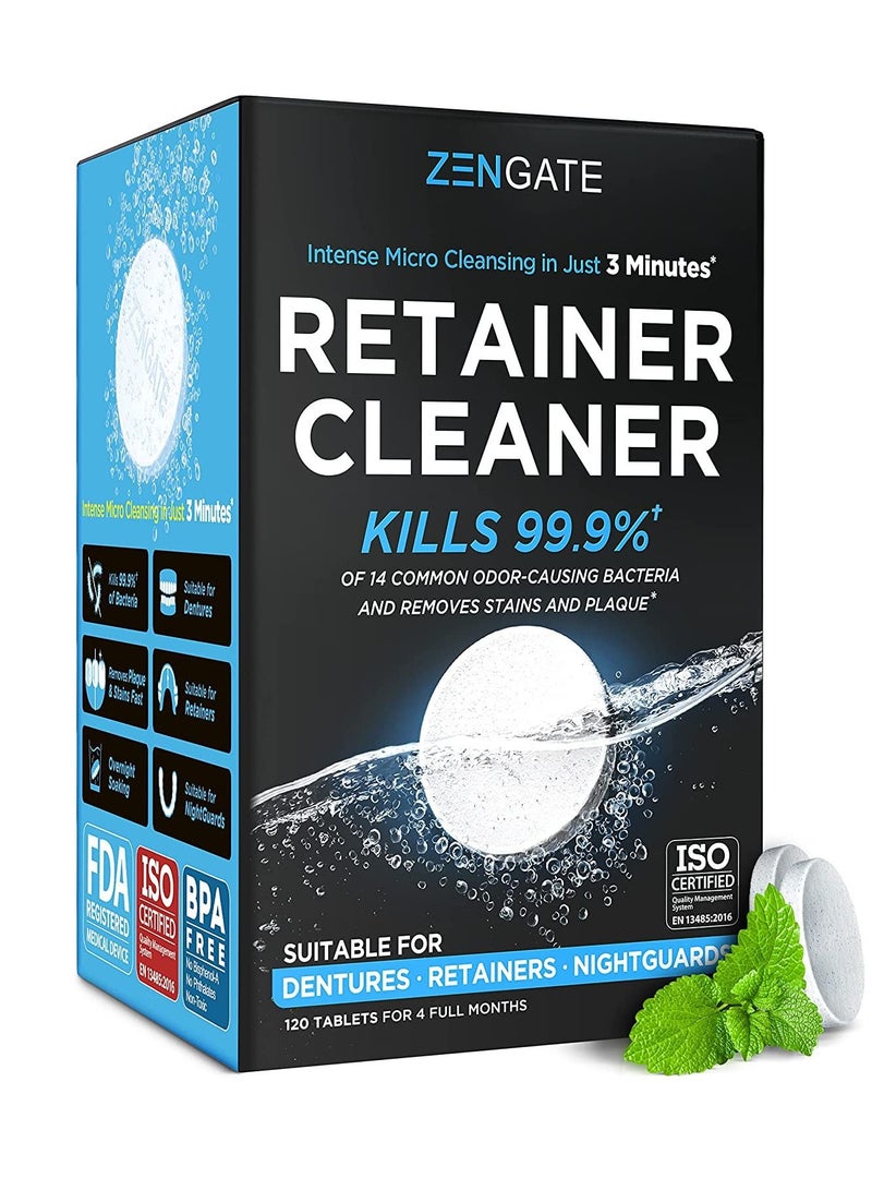 Retainer Cleaner Denture Cleaning Tablets