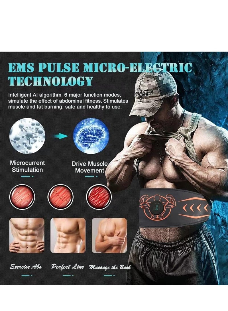 Muscle Stimulator, EMS Abs Trainer, Ab Trainer Belt for Sculpting - Abdominal with Technology | Quick and Effective Abdominals Toning