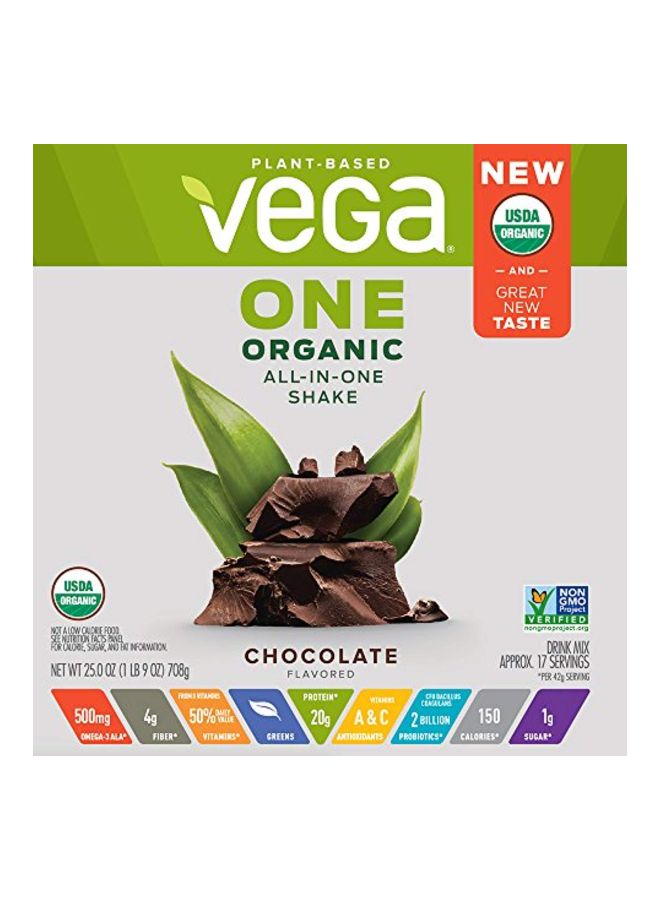 One Organic All-In-One Shake Drink Mix - Chocolate