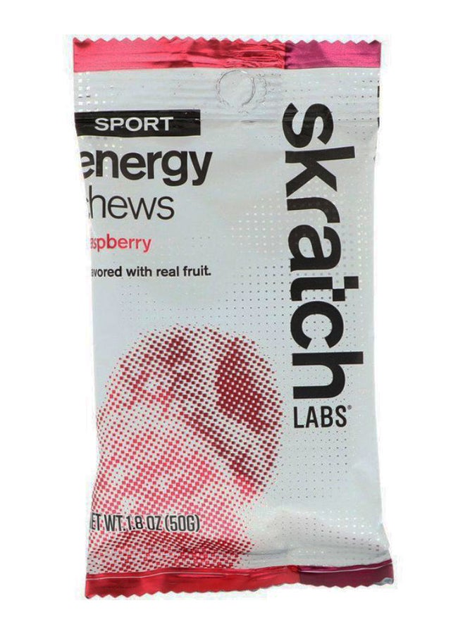 Pack Of 10 Sport Energy Raspberry Chews