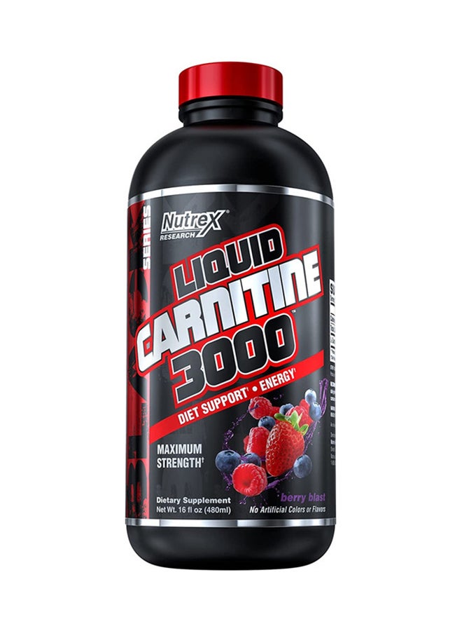 Liquid Carnitine 3000 Dietary Supplement -480ml