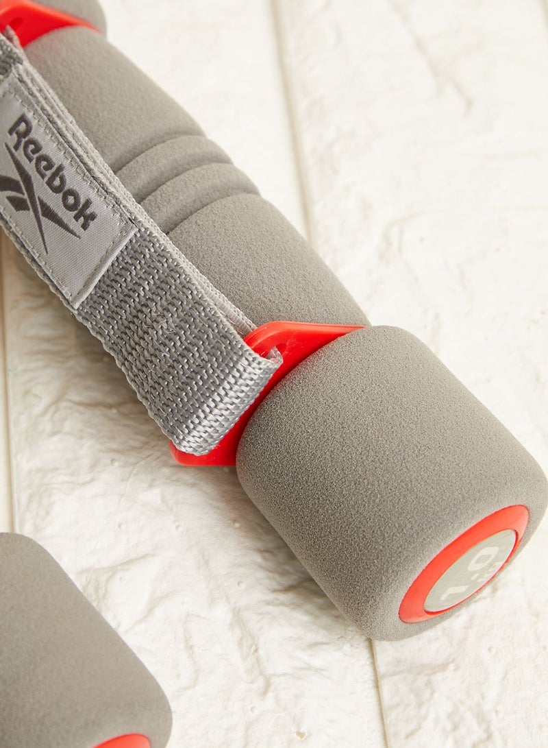 Softgrip Dumbbells - 1.0Kg