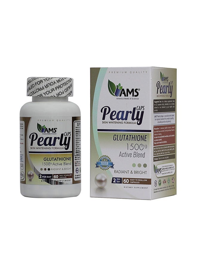 Pearly Skin Whitening Glutathione 1500 mg Capsules 60's