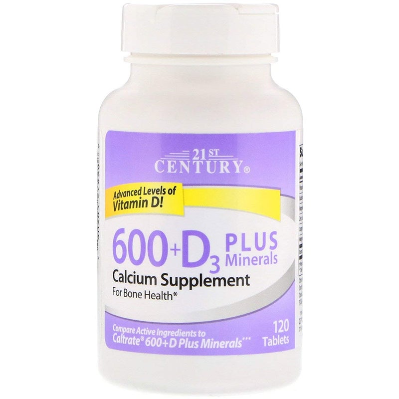 600 Plus D Minerals Calcium Supplement