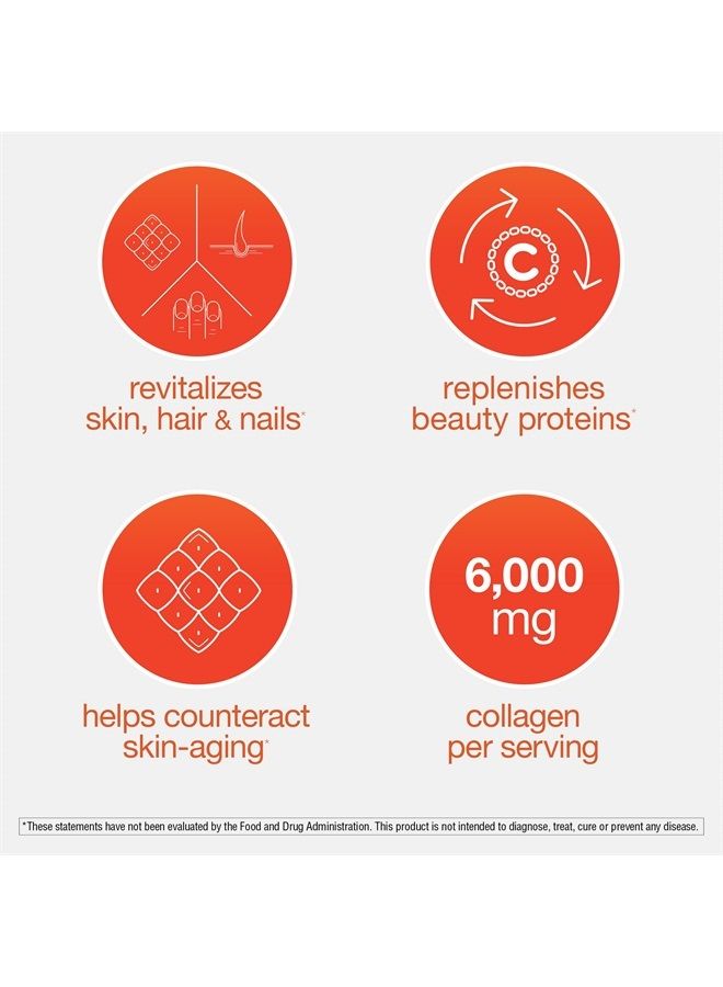 Collagen with Vitamin C, Advanced Hydrolyzed Formula for Optimal Absorption, Skin, Hair, Nails and Joint Support, 160 Supplements