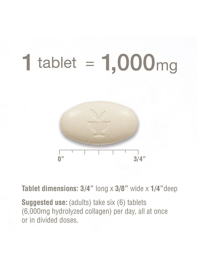 Collagen with Vitamin C, Advanced Hydrolyzed Formula for Optimal Absorption, Skin, Hair, Nails and Joint Support, 160 Supplements