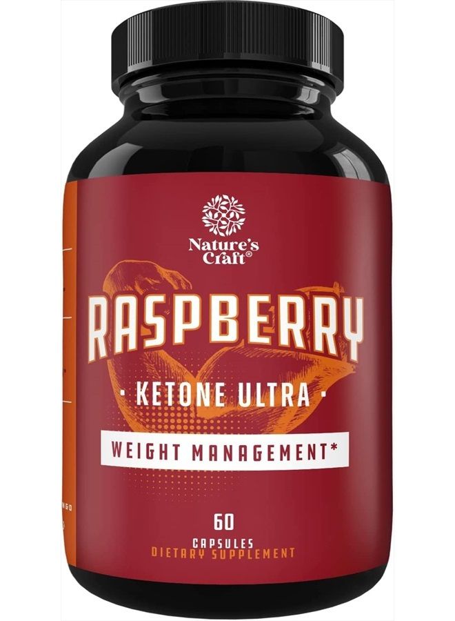 Blend of Raspberry Ketones, Green Tea Extract and African Mango – Lose Weight Faster – Potent Ingredients to Speed Up Weight Loss, Suppress Appetite & Burn Fat – 60 Capsules